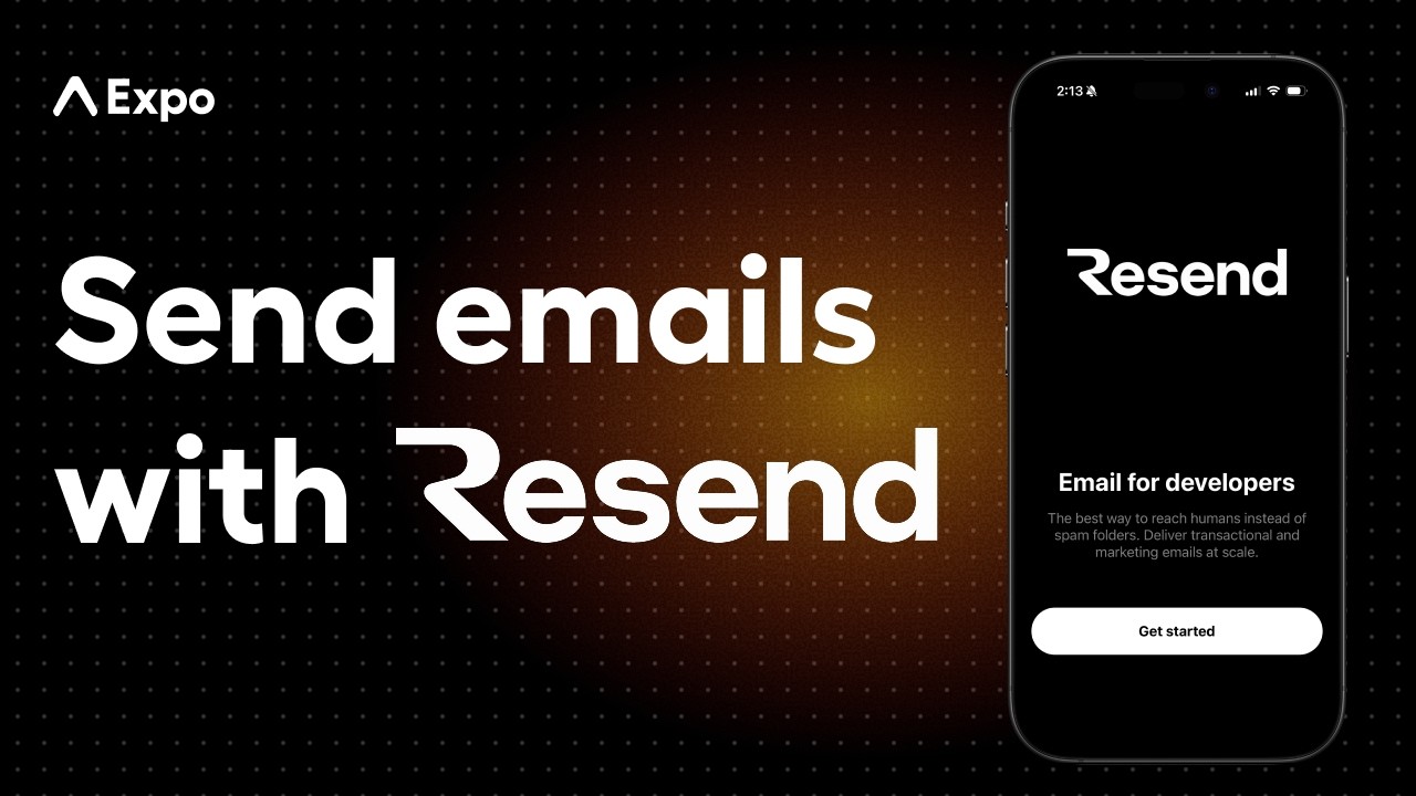 How to send emails with Resend from your Expo app