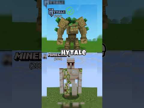 Minecraft VS Hytale #hytale #minecraft