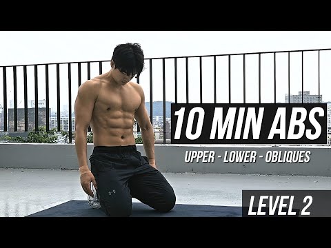 10 Minute Complete ABS WORKOUT | Follow Along | 10분 복근 운동 루틴