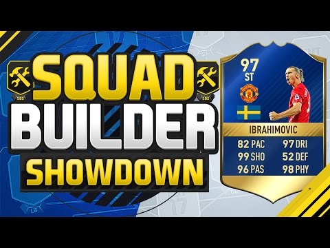 FIFA 17 SQUAD BUILDER SHOWDOWN!!! TEAM OF THE SEASON IBRAHIMOVIC!!! 97 Rated Zlatan Squad Duel