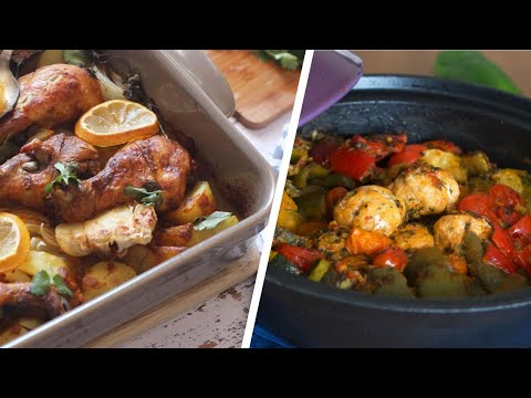 Ramadan :  2 Recettes en 30 Minutes ! Tajine de Poisson & Poulet au four 😋