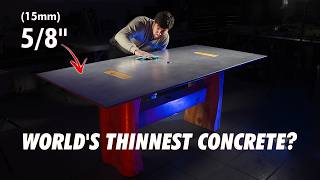 Ultra-thin Concrete Table... will it Break?