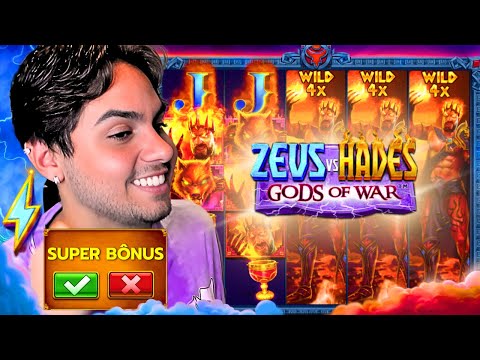 SÓ VALE SUPER RODADAS NO *Zeus vs Hades*!