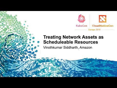 Treating Network Assets as Scheduleable Resources