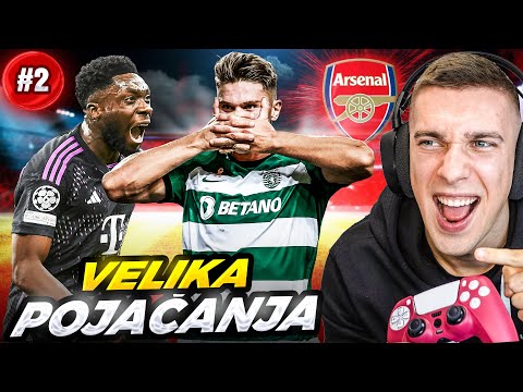 POTROŠIO SAM PREKO €130M I DOVEO JEDNOG OD NAJBOLJIH NAPADAČA SVIJETA ! ARSENAL KARIJERA #2