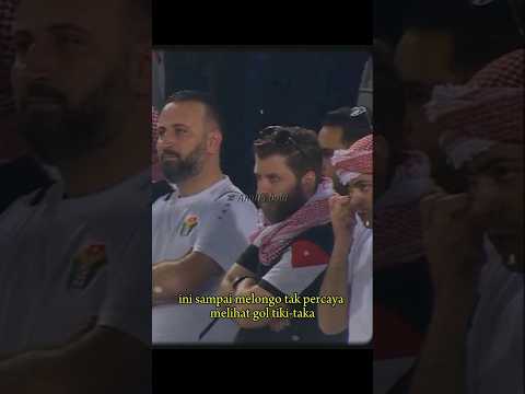 suporter Yordania tak percaya permainan timnas sangat indah