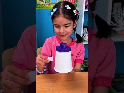 DIY Fun Catapult! 🚀 Make a Toy with Cup and Ball 🏀 #toys #kidsfun #creative