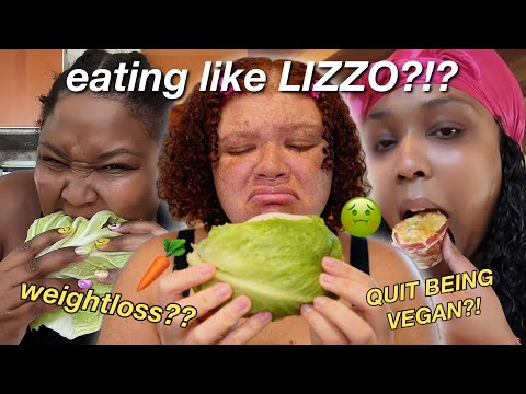 I Tried LIZZO’s NEW Diet! (WEIGHTLOSS??) *very hard*