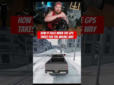 Anybody else’s GPS Do this to them? #gps #beamng #beamngdrive #gaming