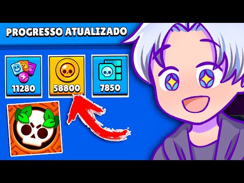 Chegou a nova atualização e eu ganhei 58 MIL MOEDAS no BRAWL STARS! 😱