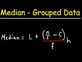 Understanding Median Calculation for Grouped Data