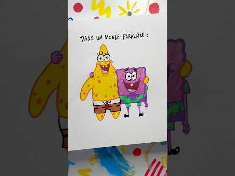 Meilleur duo 👑 #dessin #shortsart #bobleponge #spongebob