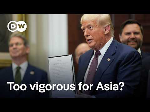 YouTube video thumbnail: Tariff Deals: Has Trump Carried Through Against Asian Countries?