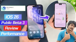 iOS 26 Public Beta 3 Review | iOS 26 Public Beta 3 Battery Life | iOS 26 Public Beta 3 Battery | 