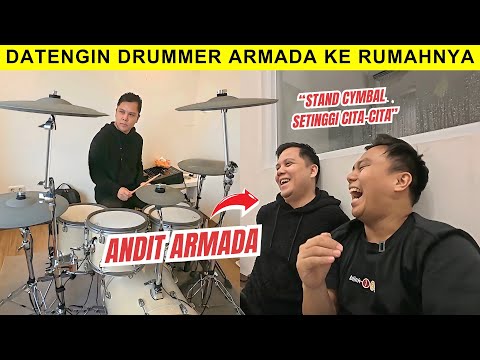 EXCLUSIVE NGOBROL SAMA ANDIT ARMADA! KENAPA STAND CYMBALNYA TINGGI BANGET?