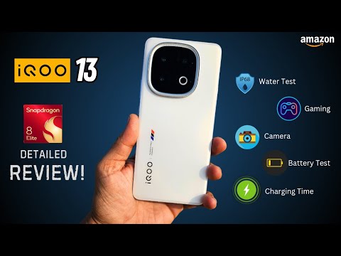 iQOO 13 Water Test⚡Bgmi 🎮 Camera Test 📸 iqoo 13 Detailed Review