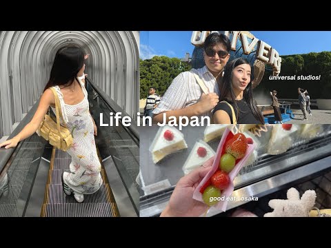 Life in Japan | Osaka with my boyfriend, best things to do & EAT, Universal Studios!