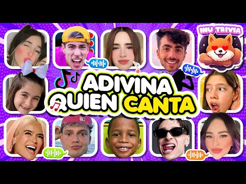 ¡ADIVINA QUIÉN CANTA Viral de Tiktok🎤🎶Peso Pluma, Karol G, Fede Vigevani, Tony de Picus, Kim Loaiza