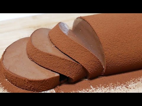 How to make chocolate mousse cake 【Made with gelatin】なめらかチョコレートムースケーキ【簡単♪ゼラチンで作る天使の食感】