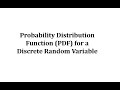Understanding Discrete Probability Distribution Functions