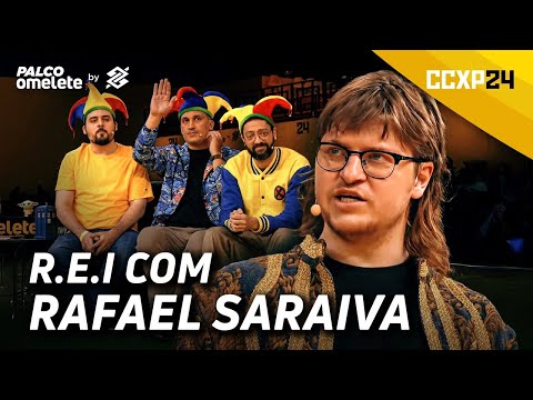 REI na CCXP com Rafael Saraiva do @portadosfundos e @gaveta