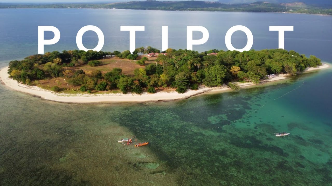 POTIPOT Island, Zambales Cinematic Drone Shots | White Sand Beach