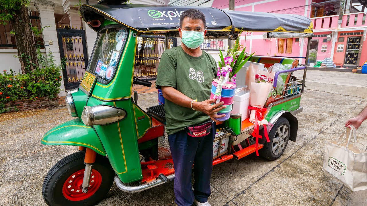 Tuk Tuk Thai Food Delivery -! Market to Table Meal in Bangkok, Thailand! - Mark Abroad