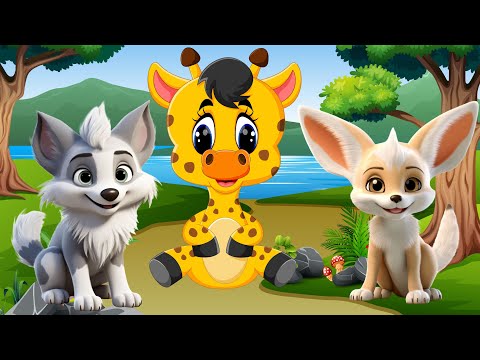 Interesting Animals: Giraffe, Fox, Wolf, Rhino, Bear,...– Animal Sounds