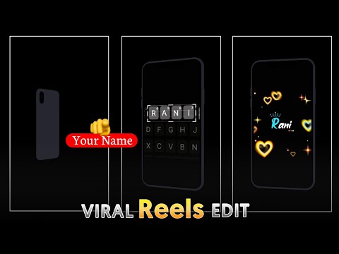 Instagram Viral Keyboard Name Status Video Editing In Capcut | Trending Video Tutorial