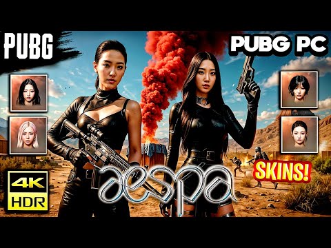 SACO las SKINS de AESPA de PUBG PC y CONSOLAS! NUEVO PASE! - ASI se ve en GRAFICOS AL MAXIMO!