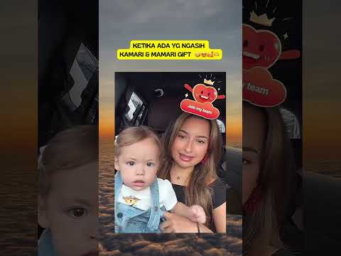 KETIKA ADA YG NGASIH GIFT KE MAMARI DAN KAMARI 🤣 #kamari #jennifercoppen