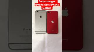 Body changes  iPhone 6s vs iPhone SE 2020 #vairal ￼