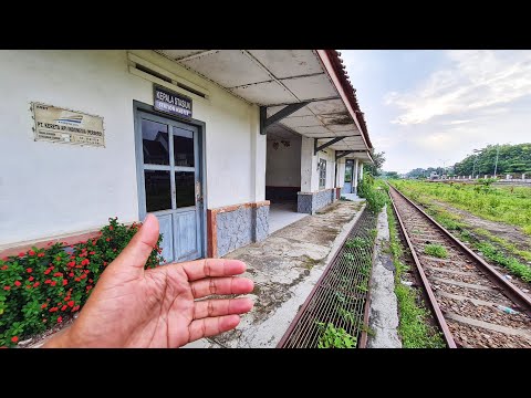 MATI SEJAK 2020, STASIUN KERETA BERSEJARAH HANYA TINGGAL KENANGAN.