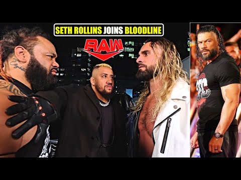 Seth Rollins Joins The Bloodline - WWE RAW 2024 Highlights, Seth rollins Vows to Attack Roman reigns