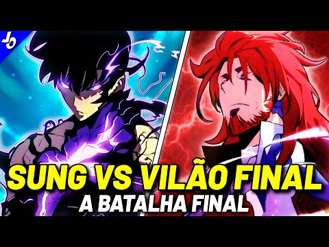 SUNG JIN WOO VS ANTARES (VILÃO FINAL): A BATALHA FINAL VEJA COMO FOI! | SOLO LEVELING