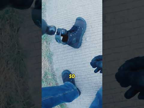 Bikers leg falls off on the highway! #biker