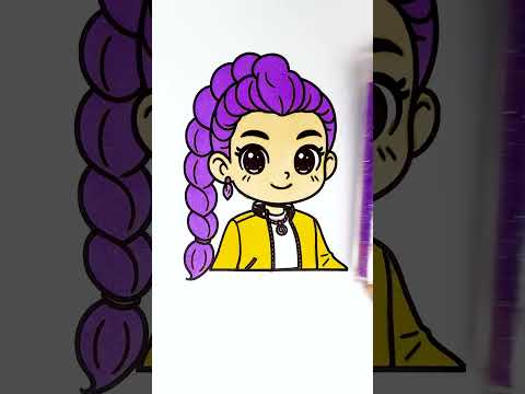 💕 Coloreando a Mira 😻 Coloreando con Brillantina ✨