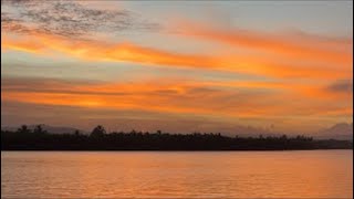 Stream très court pour voir le paysage coucher de soleil aux Philippines