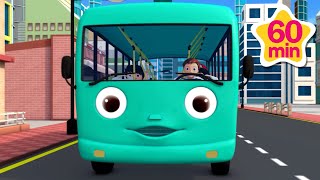 El autobús celeste en la ciudad 🚌 Canciones Infantiles🎵| Caricaturas para bebés