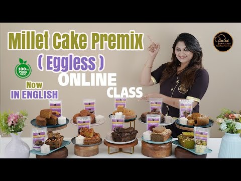 Millet Cakes Premix Online Class In English ☎️ 8551 8551 03 ☎️ 8551 8551 04 By Om Sai Cooking Class