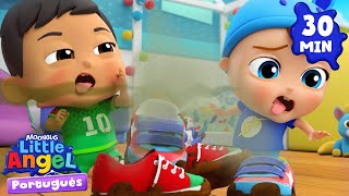 Nossos Sapatos Fedorentos 🤢 Little Angel e CoComelon - As Músicas da Turminha
