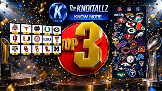 KnoItAllZ Ep. 267: "Top 3 At Every Position in NFL | College Football Talk"