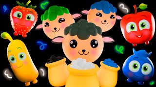🐑🍉 Baa Baa Black Sheep | Funky Fruits Baby Sensory Animation & Dance Party! 🍓