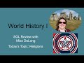 World Religions Overview for Virginia History I