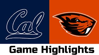 California Vs Oregon State Highlights 2020