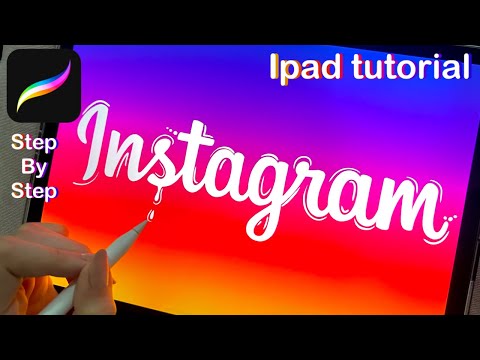 Liquid text animation in procreate | lettering liquid logo animation on iPad | for beginners