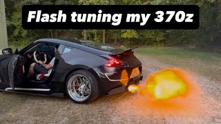 Flash tuning my 370z for MO POWER BABY!