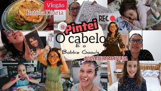 ROTINA DE DONA DE CASA CATÓLICA 💪 TINTA NO CABELO E COMIDA DIFERETE 🍛 BOBBIE GOODS CATÓLICO 🥰 VLOGÃO