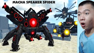 NÂNG CẤP MECHA SPEAKER SPIDER TRỞ LÊN SIÊU MẠNH ĐẤU SKIBIDI TOILET TRONG GARRY'S MOD | NHÂN BIBI