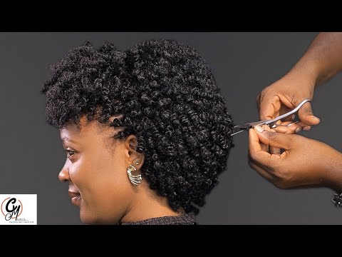 Short Afro Spring Twists Tutorial Recommended For Weak Hairline. 3Months  Long-lasting.